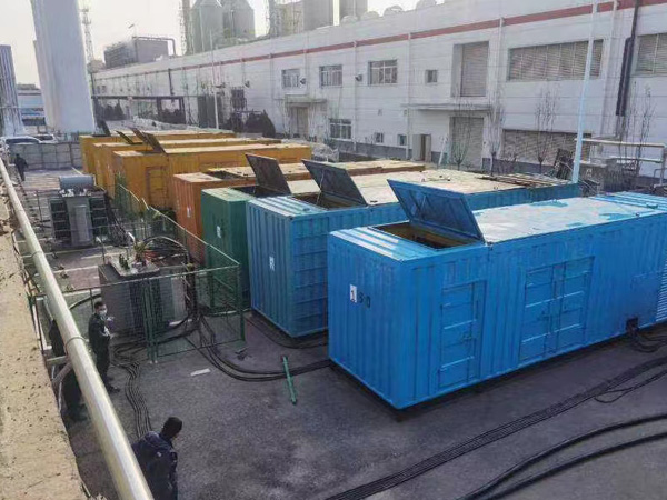 乌海柴油发电机出租案例展示